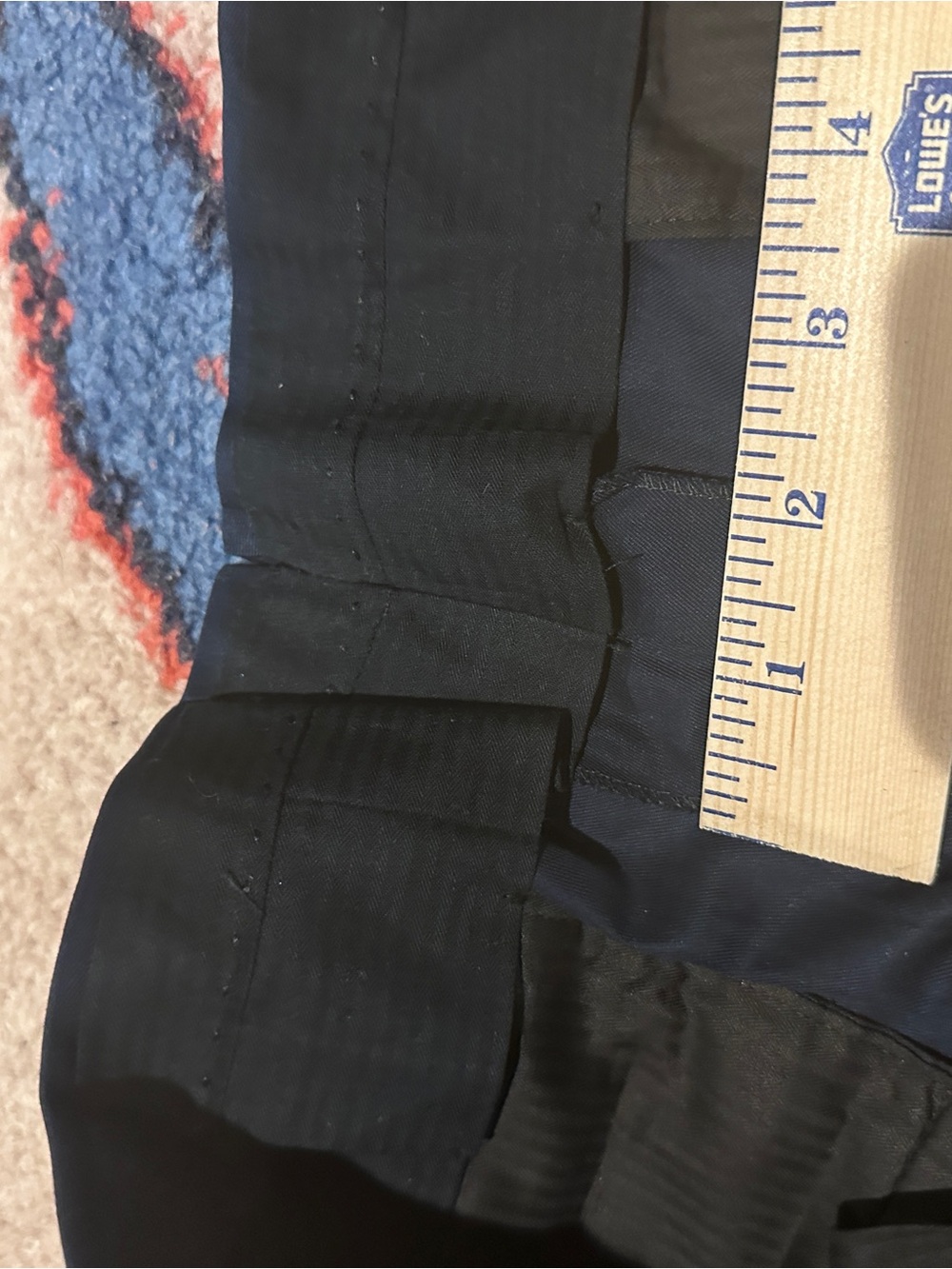 Hand made in Italy Hadleigh’s Men's Classic 100% Cotton Navy Two-Piece Suit - Picture 8 of 14